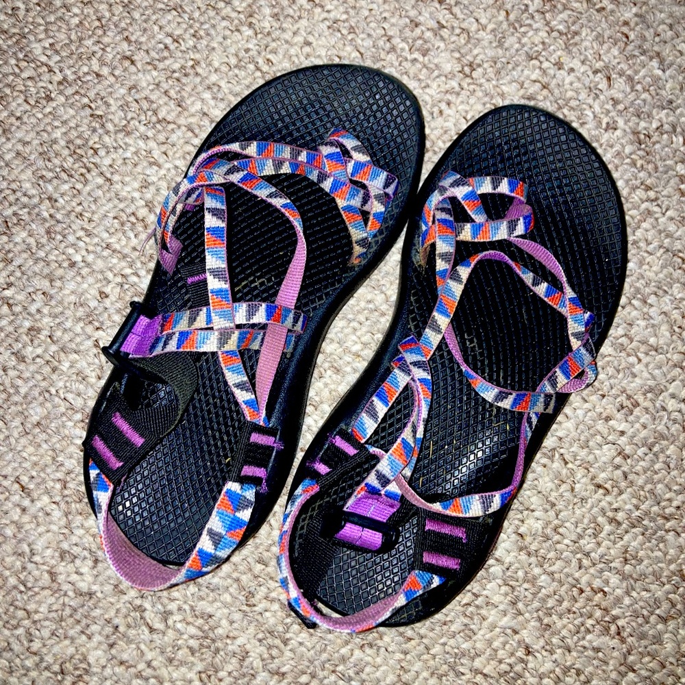 Womens Purple 2 Strap Chacos